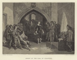 Arrest of the Earl of Strafford by George Cattermole